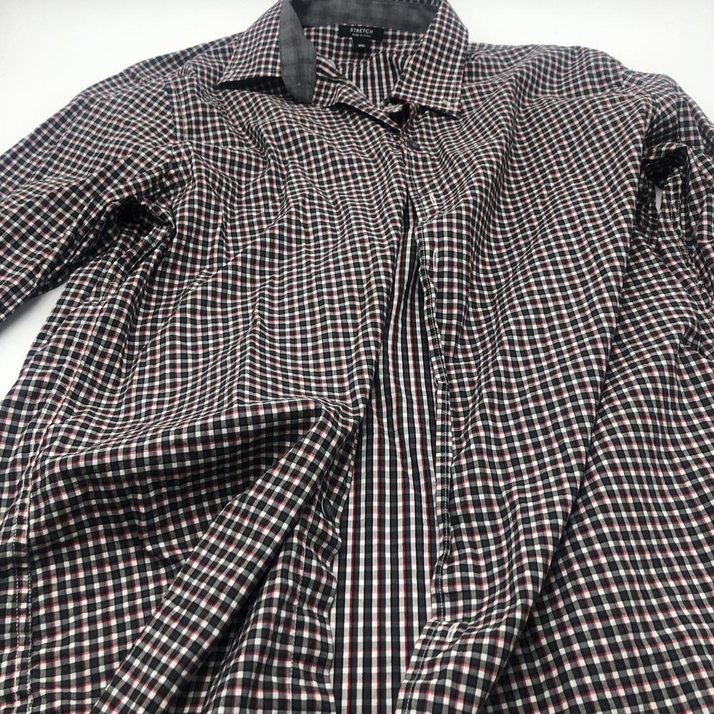 BC Clothing Expedition Mens Extra‎ Large Outdoor Hiking Trail Check Long Sleeve